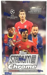 2020-21 Topps Stadium Club Chrome UEFA Champions League Soccer Hobby Box